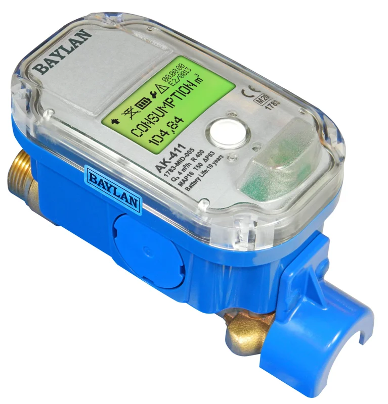 AK-411 RF / LoRa Remote Reading Ultrasonic Water Meters