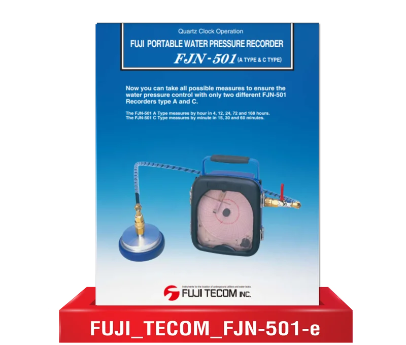 FUJI PORTABLE WATER PRESSURE RECORDER FJN-501