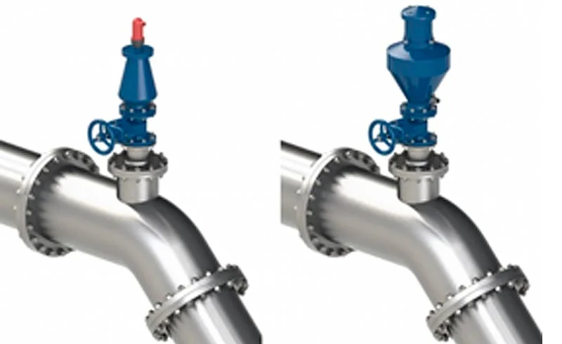 High pressure single air valve